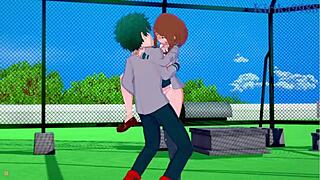 אוצ'אקו אוראראקה ואיזוקו מידוריה בסקס פרוע - מי הירו אקדמיה הנטאי