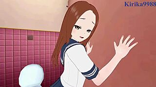 高木，你用这个激烈的Hentai性爱让我疯狂！