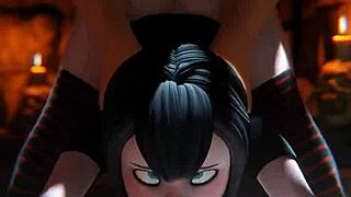 嘿，看Mavis在3D中从后面被猛插！