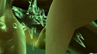 Možeš li da izdržiš ovo duboko grlo u The Sims hentai stilu?