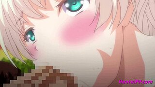 火辣美女在运动场上疯狂猛干 - 动漫！