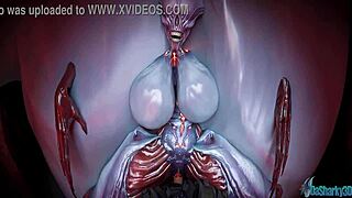 Dasharky3d末日召唤师狂野操外星怪物