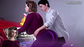 Fast stiefmor knullad hårt i apokalyps hentai-spel!