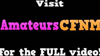 Wow! Prachtige Tiener Domineert Verliezer met een Wilde Aftrek!