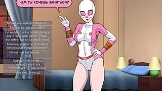 Wow! Ebony cu sâni mici în 3some DP sălbatic în aer liber!