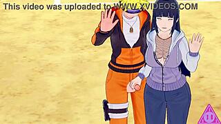 코이카츠 나루토 히나타 헨타이, 뜨거운 블로우잡 액션