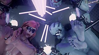 Mass Effect Консульство Часть 1 Сквирт в бондаже