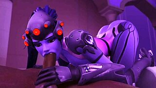 Overwatch PMV 1 traz peitos grandes e bunda em cenas de ação selvagem