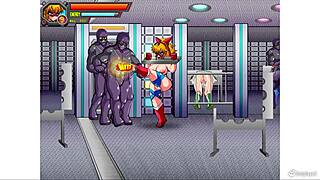 Unbreaker游戏让我震惊！三人BDSM双重肛交...天哪，太狂野了！！