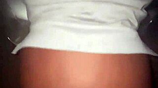 Blyg tonåring 18+ tar stor svart kuk i utomhus-knull