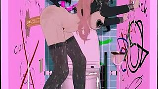 娇生惯养的女孩在女牛仔位上猛骑，得到湿滑硬核内射