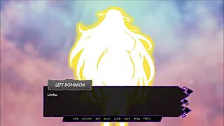 Jogo Hentai Futanari Ep 1 com Meio-Súcubo Punhetando para MILF Ruiva Futa