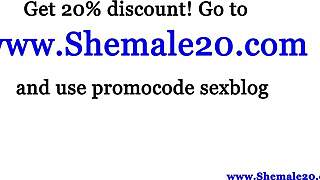 Shemale dobija jebanje u usku guzicu u vrućoj analnoj sceni