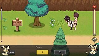 嘿，看Hentai游戏乡村狂想曲Parte 4 西班牙语旁白农场版！