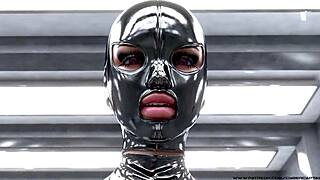 嘿，看这个硬核BDSM金属束缚合集，由cybercaptain制作