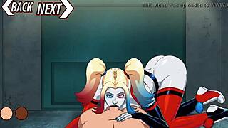 Harley Quinn Bljeska I Puši U Scenama Arkham Azila