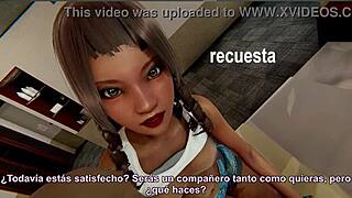 Honey Select 2 3D Latina Culona blir vill på bar og suger fremmede kukker