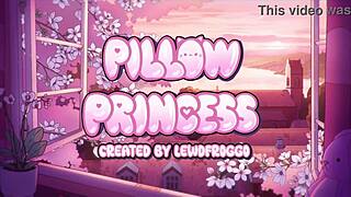 枕頭公主Lewdfroggo在變態動漫中被粗暴操