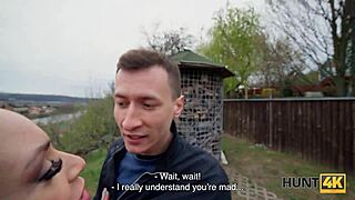 Hunt4k česká holka s velkými kozami se nechá šukat, zatímco cuck sleduje