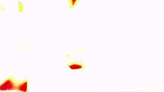 נתפסה חורגת עם ציצים גדולים מקבלת את התחת הגדול שלה מוכה על ידי בעל בוגד