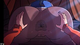 캠핑 카타라스 엉덩이 헨타이 장면 야하게