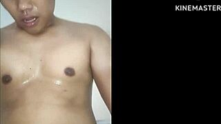 Thai Woman Watches Sweaty Guy Pound Her Hard in Bedroom