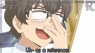 교실에서 발잡이로 속아 자위 당하는 젊은 여자, 예술을 위한 사기