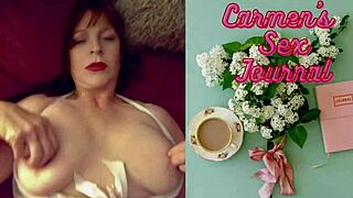 Mummo punainen ratsastaja ottaa lähetysasemassa spermaa