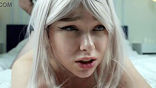 Yo, follé a esta babysitter rubia jugosa en cada rincón apretado