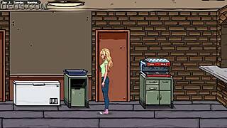 Jennys prvi dan kot natakarica se spremeni v intenzivno hentai gangbang z dvojno penetracijo in creampies