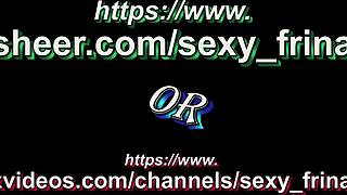 Blonde milf and cute young girl strip lingerie in kitchen revealing perfect asses and puffy pussies up close